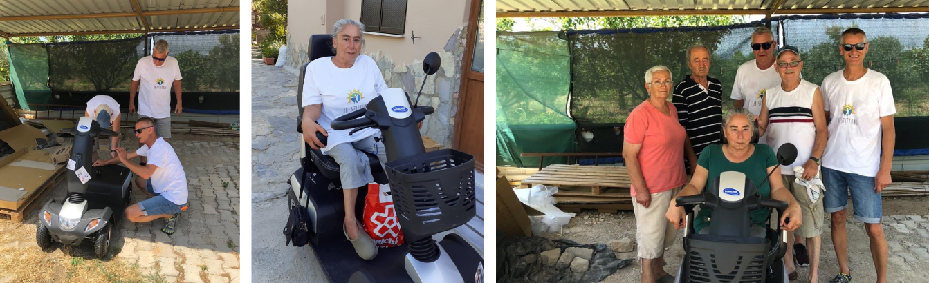 Ein neuer Elektro-Rollstuhl für Leyla aus Cesme, Türkei